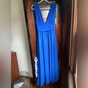 Royal Blue Lulus maxi dress- Size Large